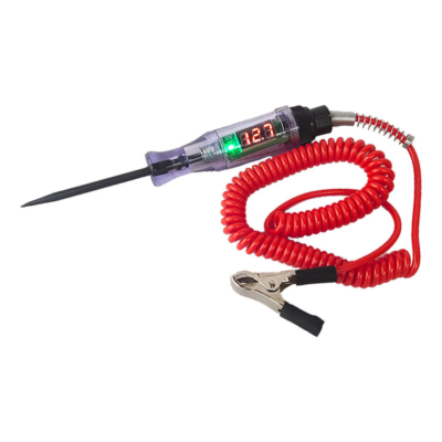 Caneta Teste de Voltagem Automotivo 3-48V com Garra Jacaré