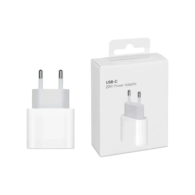 Carregador USB-C 20W PD – Carga Rápida e Segura