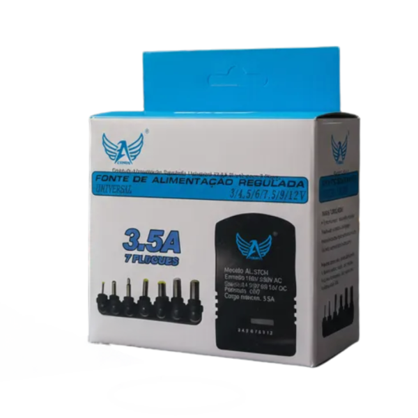 Fonte de Alimentação Regulada Universal 13.5A Bivolt com 7 Plugs - Imagem 6
