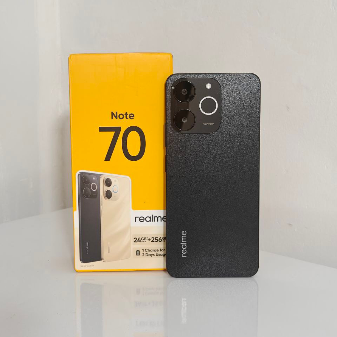 Realme Note 70, 256GB, 8GB Ram, Global, Preto - Mercado do Vale