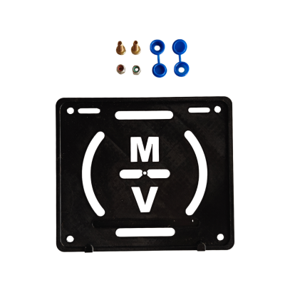 Suporte Protetor Placa Moto Mercosul com Lacre Antifurto