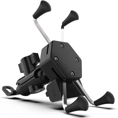 Suporte Telefone Moto Guidão Retrovisor Eletro Mex EL-1909 Universal GPS